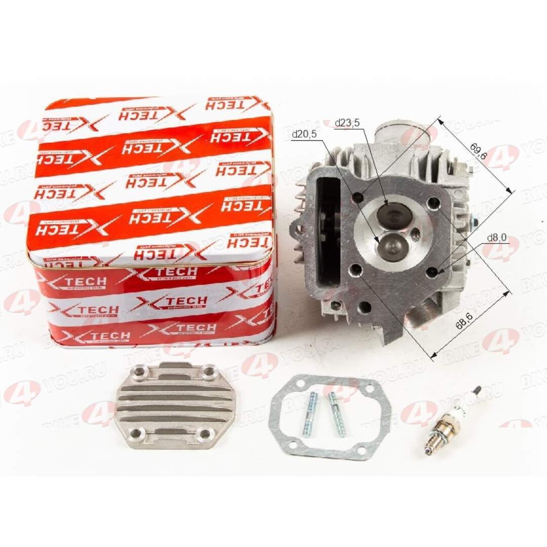 Головка блока цилиндров ( ГБЦ ) в сборе 152FMH 110см3 X-TECH