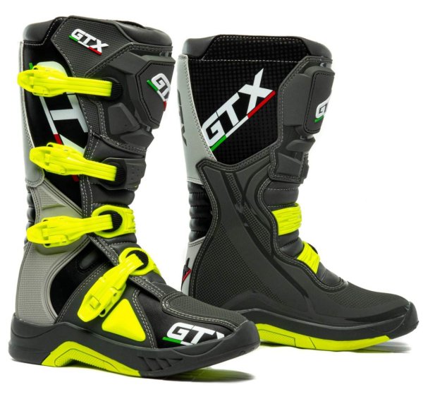 Мотоботы GTX MX #2 grey/green (р. 45)