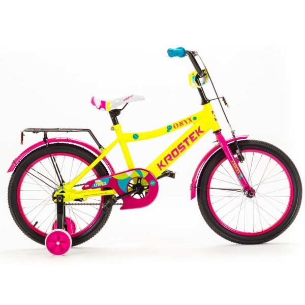 Велосипед 18" KROSTEK ONYX BOY (500107) (желтый)