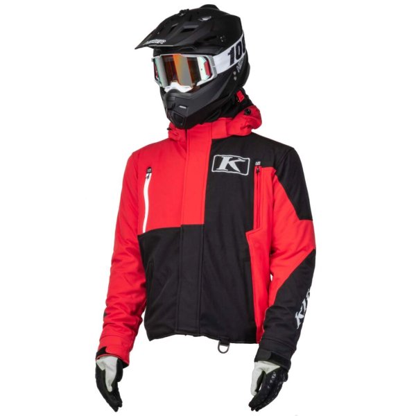 Куртка для снегохода KLIM KOMPOUND #1 black-red (текстиль) (XXXL)